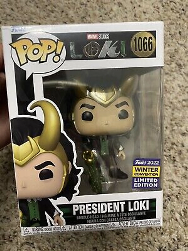 Marvel Funko Pop PRESIDENT LOKI #1066! (2022 Winter Convention Limited Edition!) | eBay