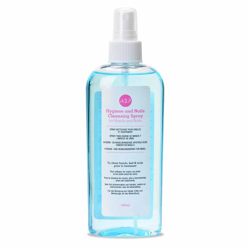 ASP Pro Duo Hygiene & Nails Cleansing Spray 240ml | Hand & Foot Sanitizers | Sally Beauty