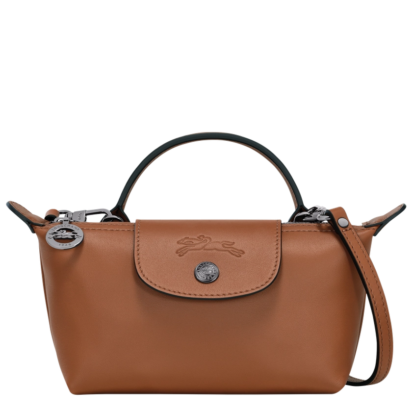 Pochette XS Le Pliage Xtra Cuir - Cognac | Longchamp FR