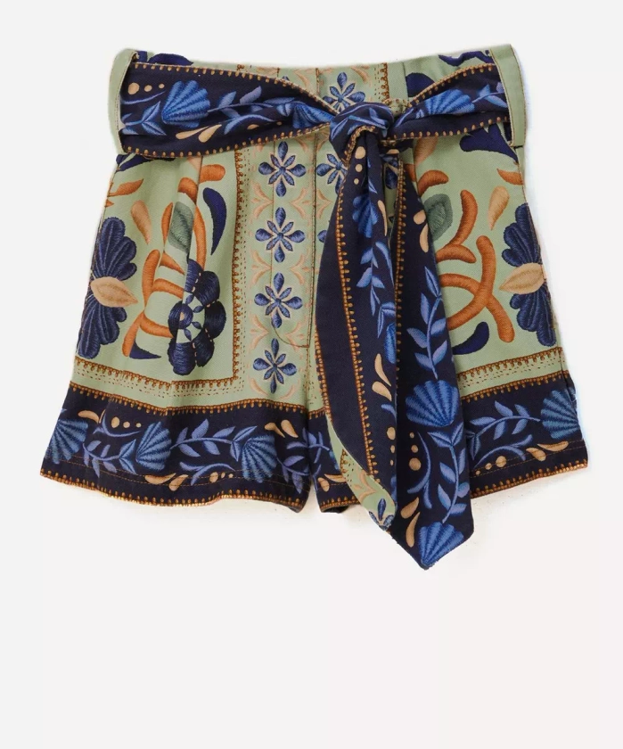 FARM Rio Ocean Tapestry Shorts | Liberty