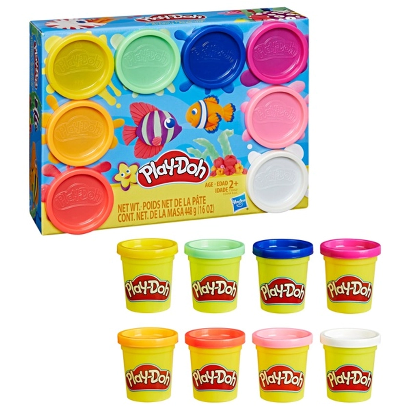 The Play-Doh Rainbow Starter 8-Pack Assortment | Smyths Toys UK