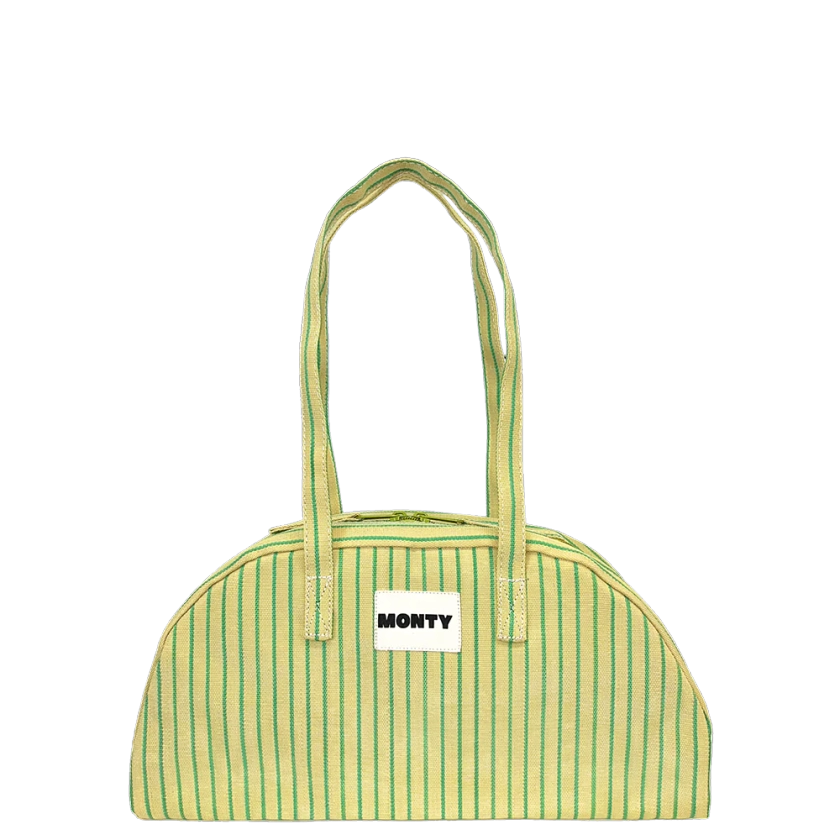 Arc Shoulder Bag - Green Chartreuse & Vanilla