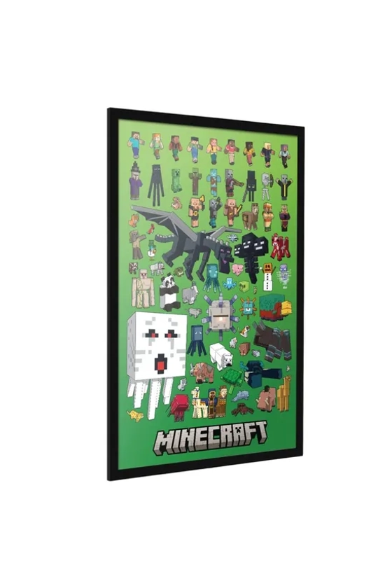 Wall Art & Pictures | Character Montage Poster | Minecraft