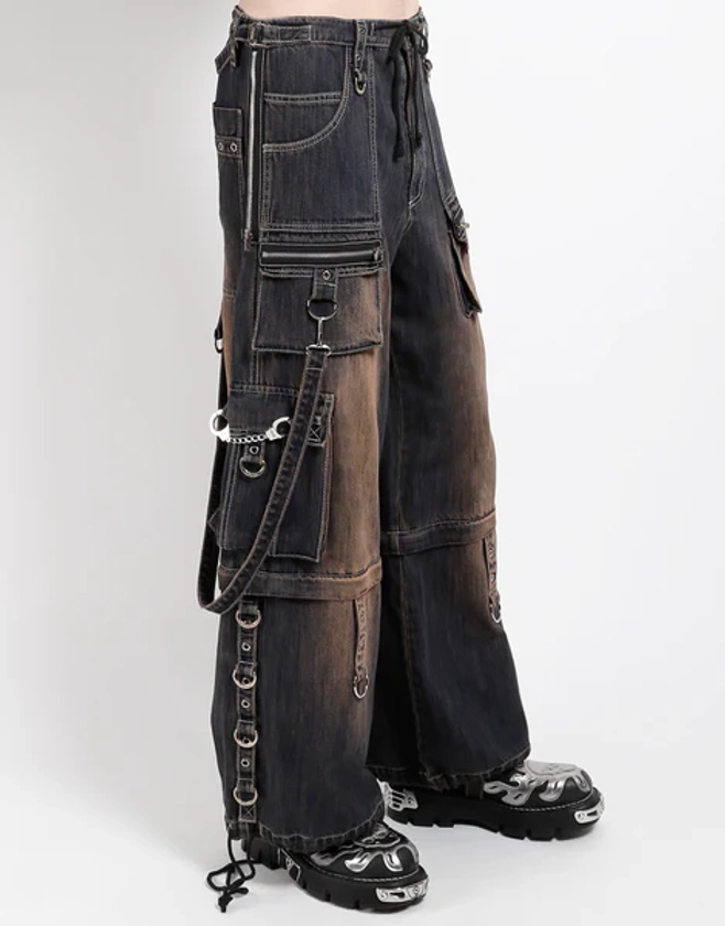 ZIP LOCK PANT DIRTY WASH BLUE DENIM