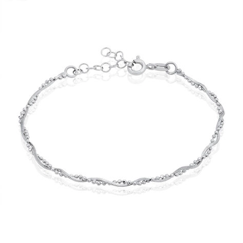 Bracciale Catena Silver Collection Argento Rodiato - 1689209 • Stroili