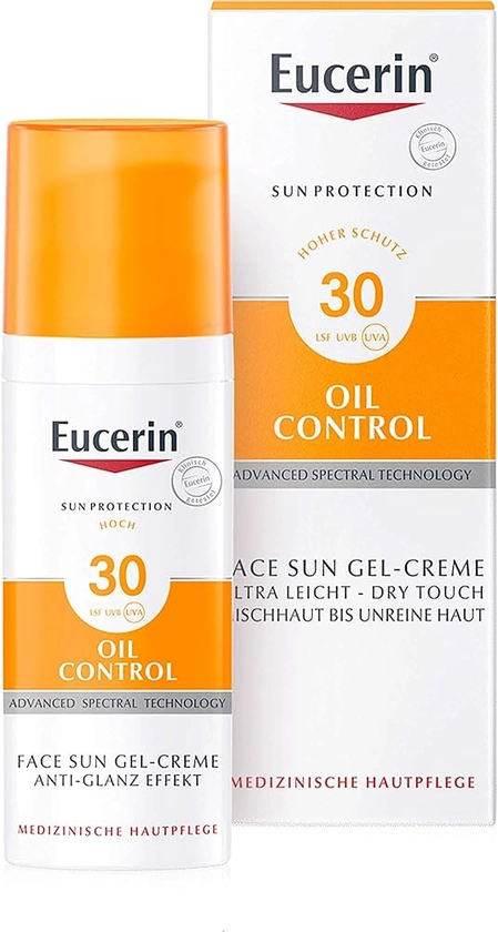 Eucerin Oil Control Face Sun Gel-Creme LSF 30, 50 ml Creme