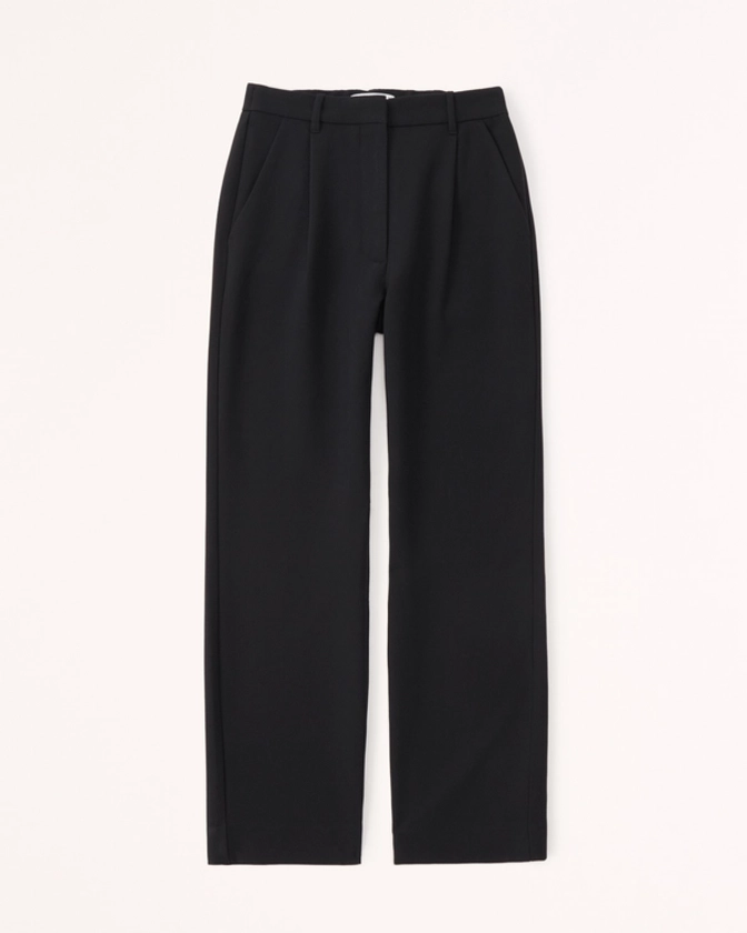 Women's Tailored Straight Pant | Women's Clearance | Abercrombie.com