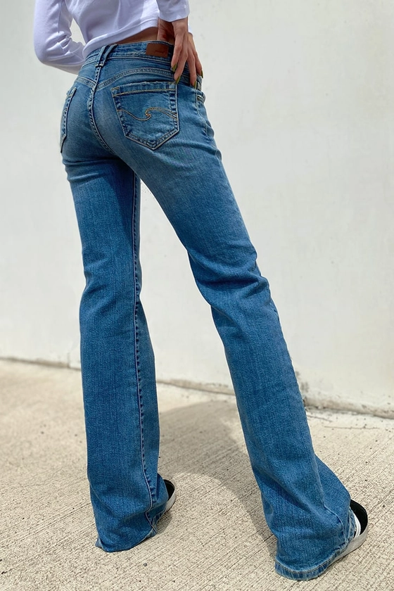 Jeans flare low waist