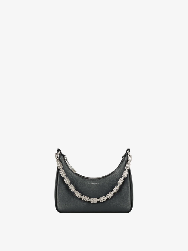 Mini Moon Cut Out bag in leather with chain | Givenchy DE | Givenchy