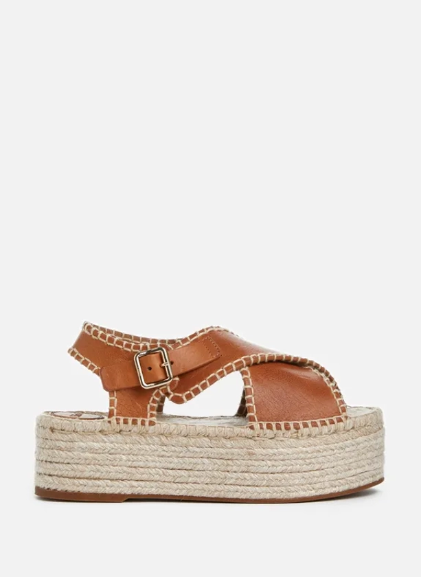 SANDALES LUCINDA EN CUIR - CHLOÉ pour FEMME | Printemps.com