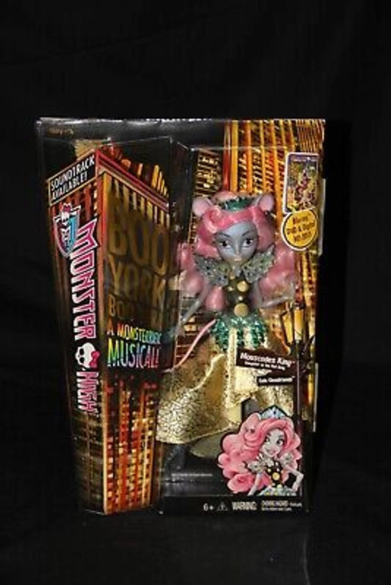 MIB NRFB Monster High BOO YORK, BOO YORK Mouscedes king