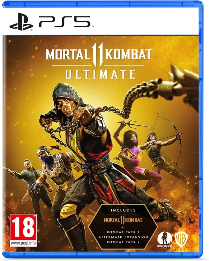 WARNER Mortal Kombat 11 - Ultimate Edition (Includes Kombat Pack 1 & 2 + Aftermath Expansion) (Playstation 5)