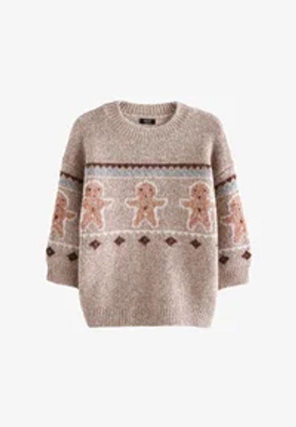 Next CREW NECK - REGULAR FIT - Pullover - neutral gingerbread/beige - ZALANDO.FR