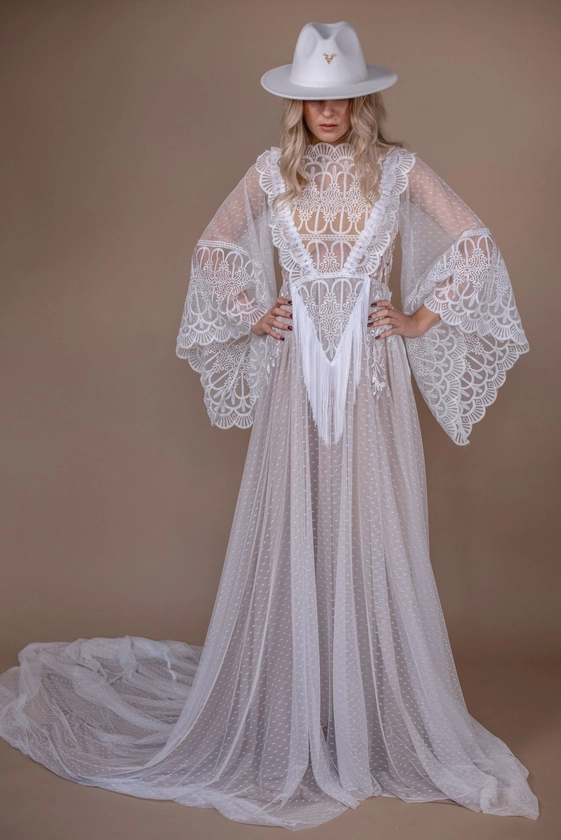 Pure Amelie Boho Wedding Dress