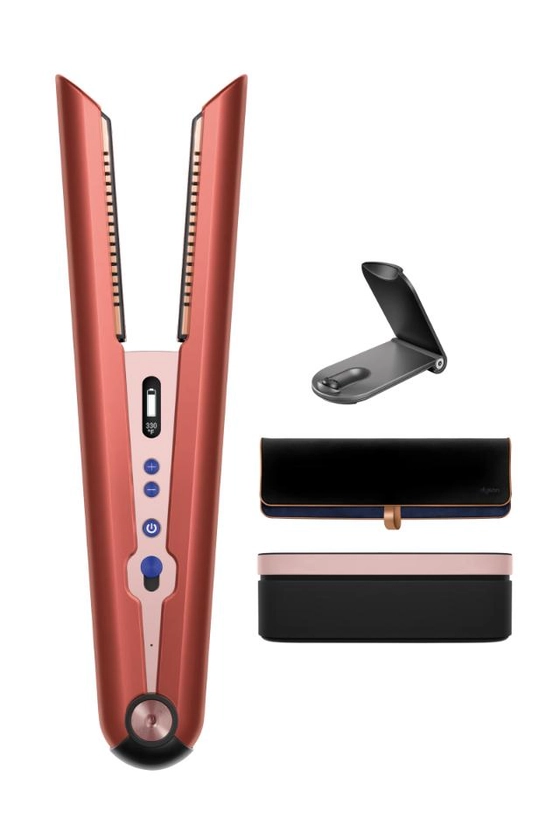 Special edition Dyson Corrale™ straightener in Strawberry Bronze/Blush Pink