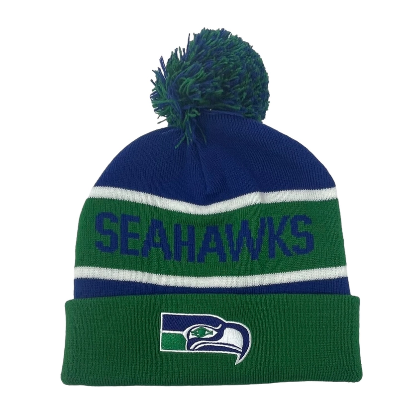 Seattle Seahawks Men's Starter Cuffed Pom Knit Hat