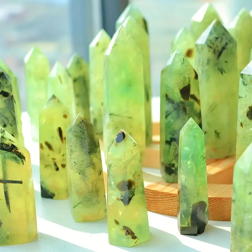 Natural Tower Prehnite Original - Temu