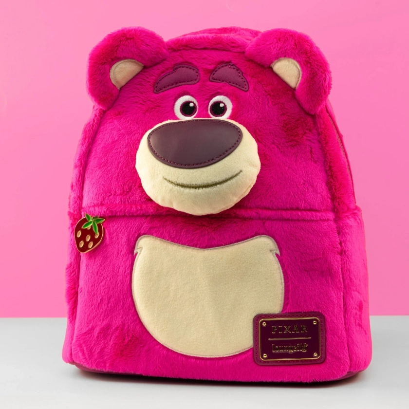 Loungefly x Disney Pixar Toy Story Lotso Sherpa Mini Backpack