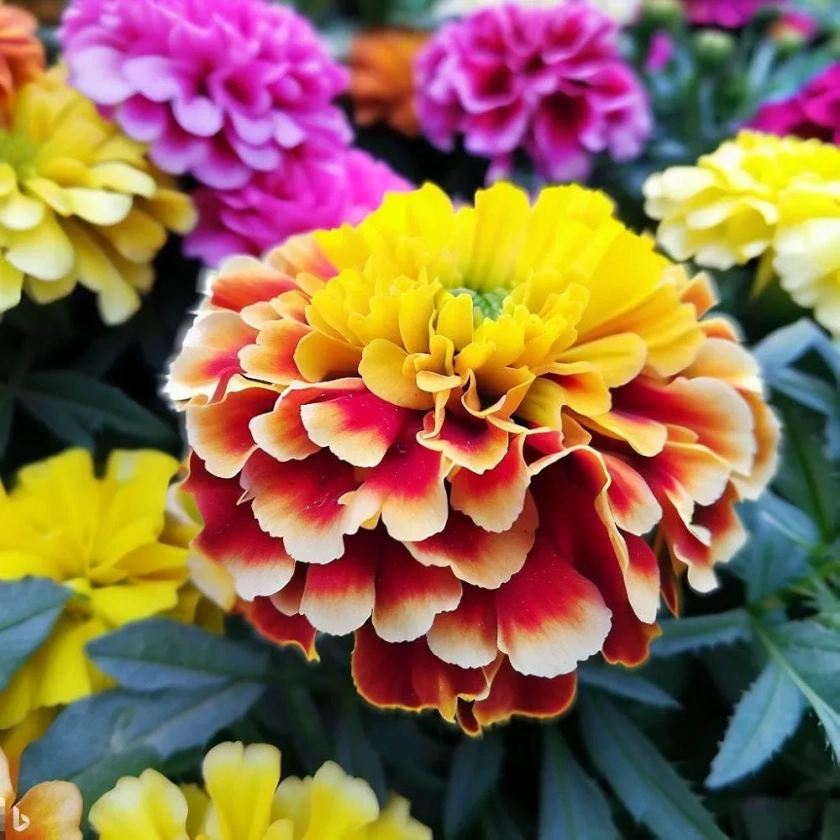 All Seasons Hybrid Marigold Flower Seeds - 50+ Seeds Eco Pack : Amazon.in: Garden & Outdoors
