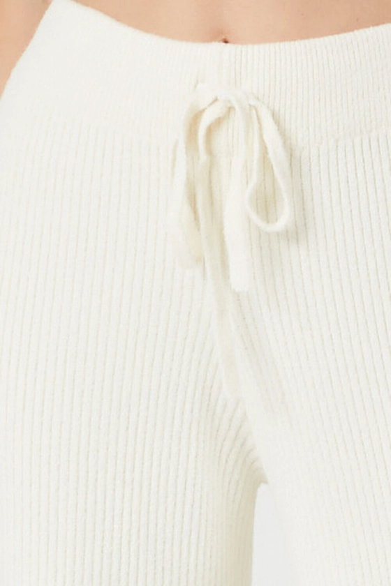 Sweater-Knit Drawstring Pants