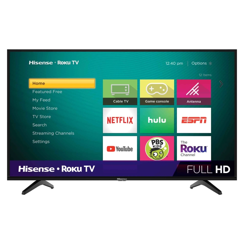 Hisense 40" Class 1080p FHD LED LCD Roku Smart TV H4030F Series (40H4030F1) - Walmart.com