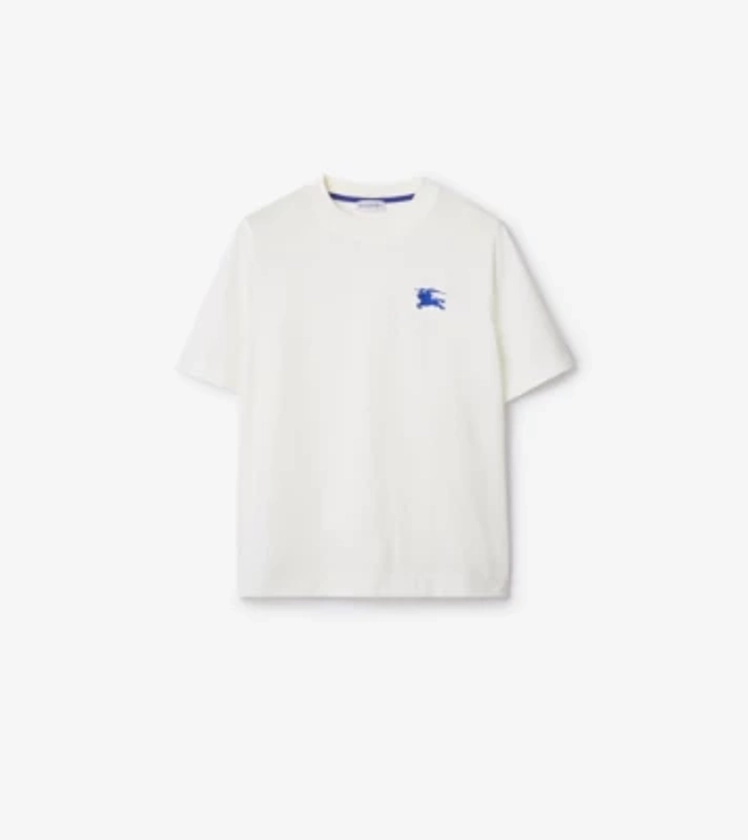 T-shirt en coton (Salt) - Femme | Site officiel Burberry®