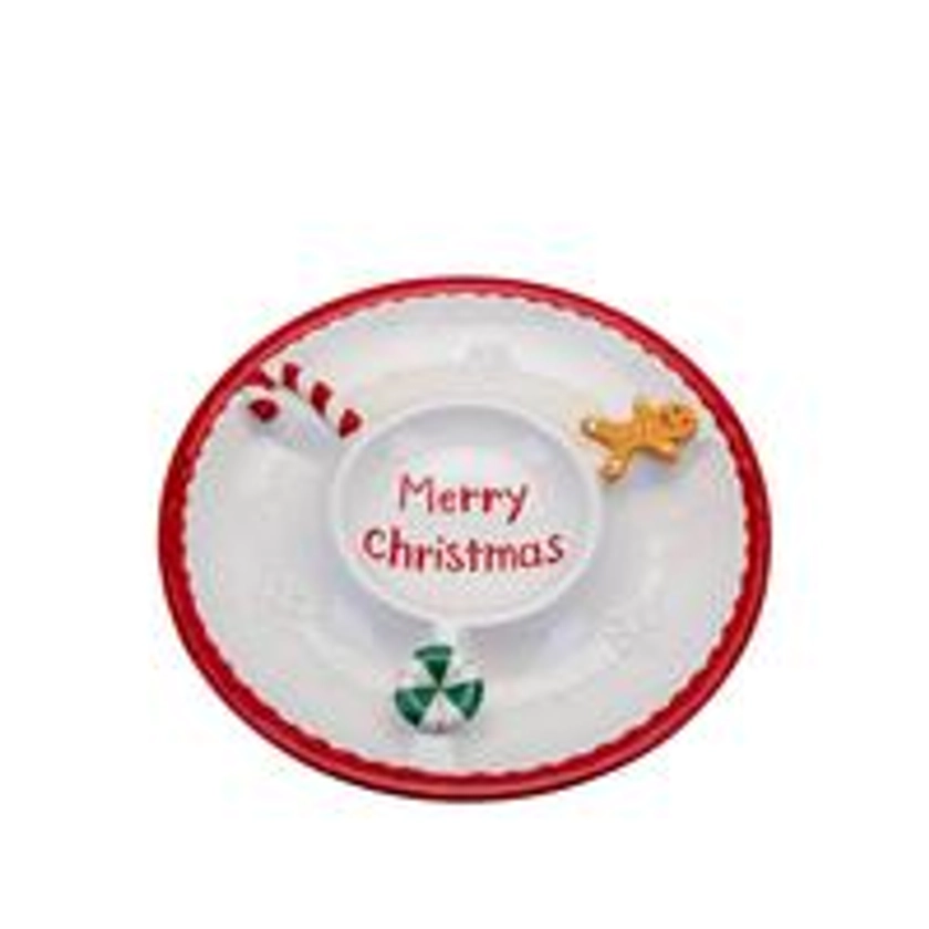 Very Home Ceramic Serving Plate - Merry Christmas