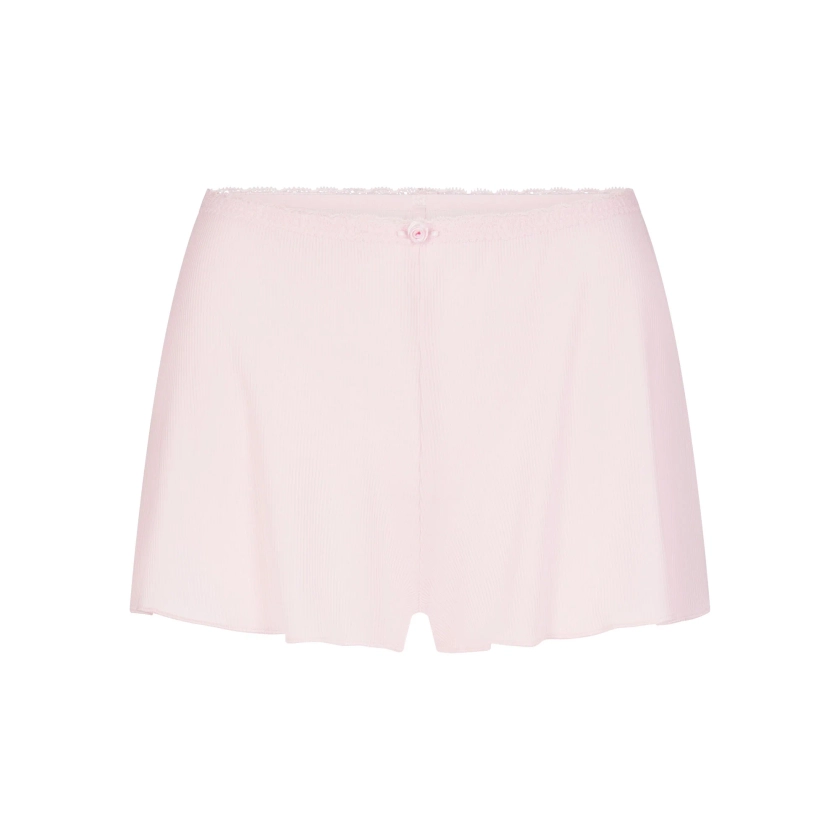 SOFT LOUNGE LACE SHORT | CHERRY BLOSSOM