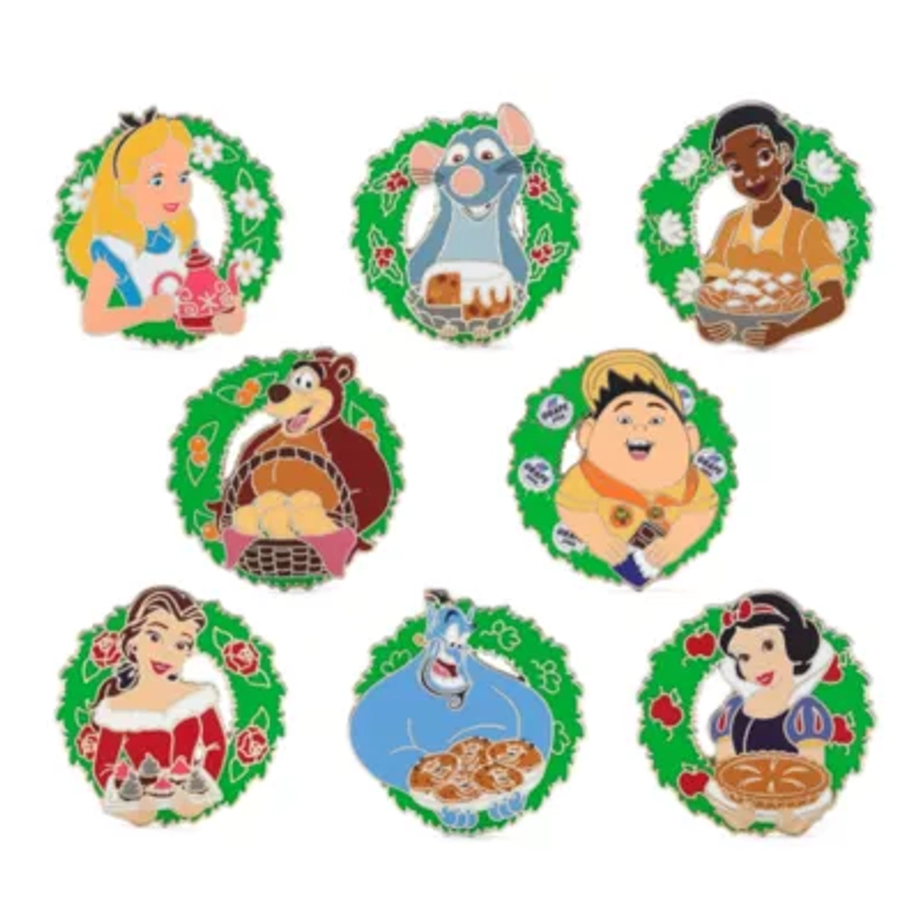 Ensemble de pin's mystère Couronnes de Noël | Disney Store