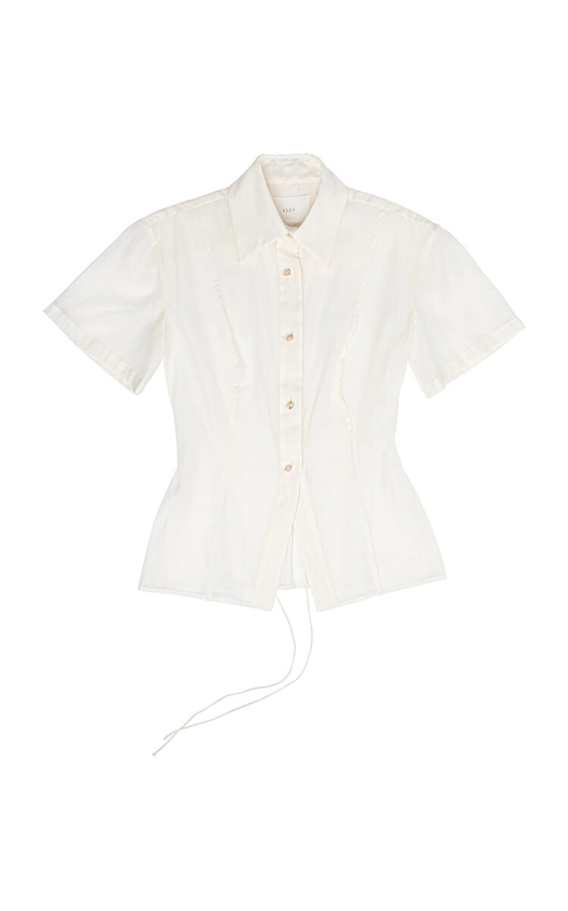 Everett Cotton And Silk Organza Shirt