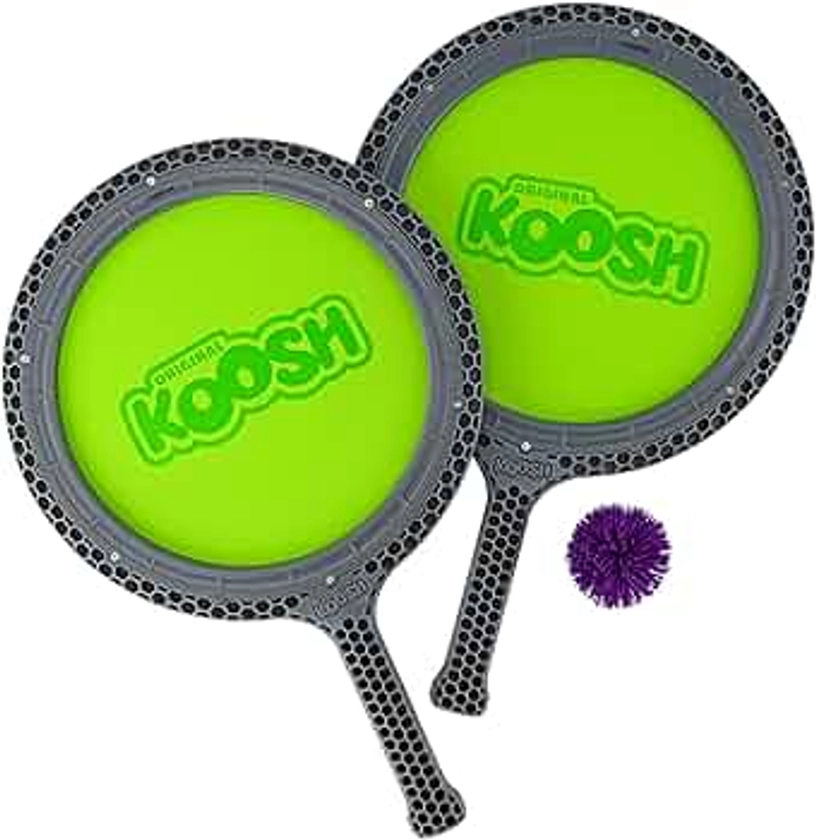 Koosh Paddle Playset – Kids Outdoor Toys, Beach Toys, Kids Games, Outdoor Games for Adults and Family, Outdoor Games for Kids, Kids Toys, Fidget Toys for Kids, Ages 4+