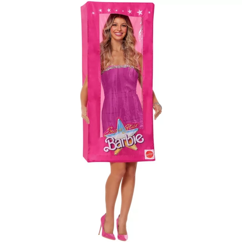 Adult Superstar Barbie Box Costume - Mattel