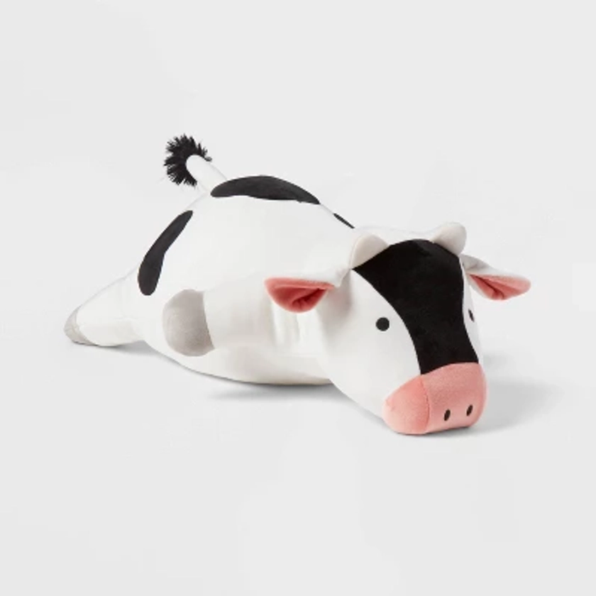 Cow Weighted Plush Kids' Throw Pillow - Pillowfort™