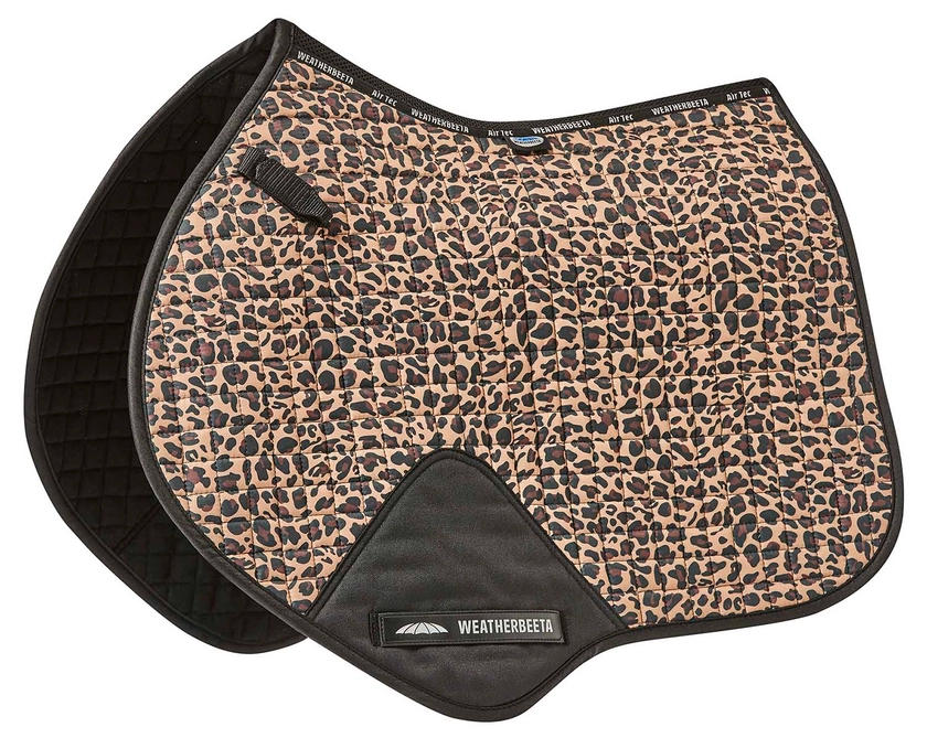 WeatherBeeta Prime Leopard Jump Shaped Saddle Pad - Jeffers | Pet Supplies, Horse Supplies, Farm Supplies & Pharmacy