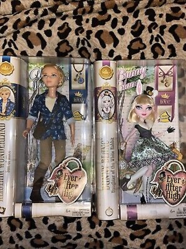 Ever After High Bunny & Alistair Wonderland & Kitty Cheshire New In Box Lot Of 3 | eBay