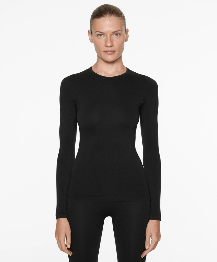 T-shirt performance seamless base layers | OYSHO France