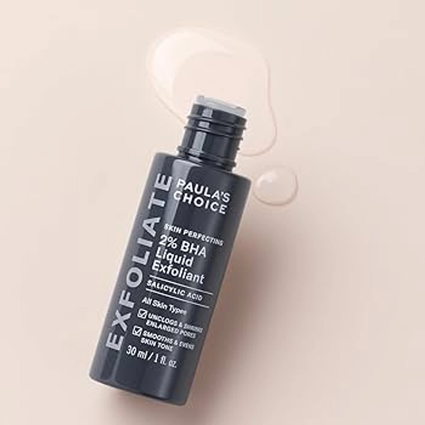 Paula's Choice SKIN PERFECTING 2% BHA Lotion Exfoliant - Exfoliant Visage Élimine les Points Noirs, Pores Dilatés & Imperfections - avec Acide Salicylique - Peaux Mixtes - 118 ml