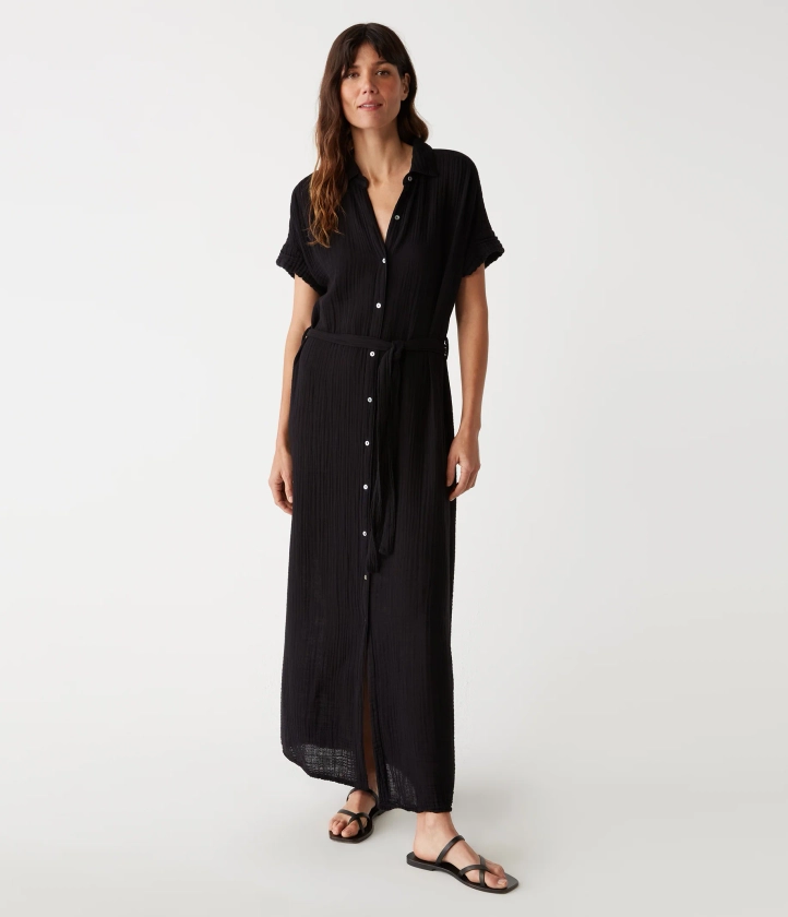 Allen Gauze Shirt Dress