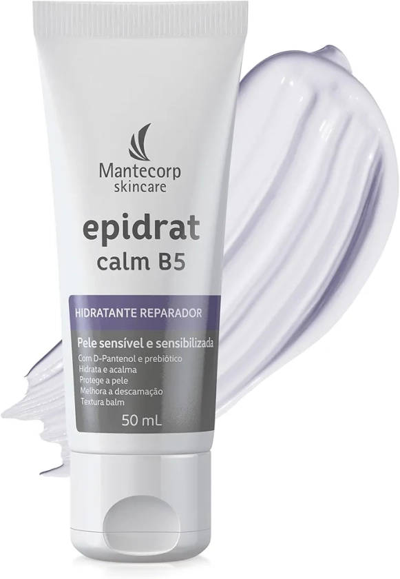 MANTECORP - Hidratante Epidrat Calm B5 - Hidrata e Acalma a Pele, Melhora Descamação Coceira e Vermelhidão, Conforto Imediato, D-Pantenol - 50ml : Amazon.com.br: Beleza