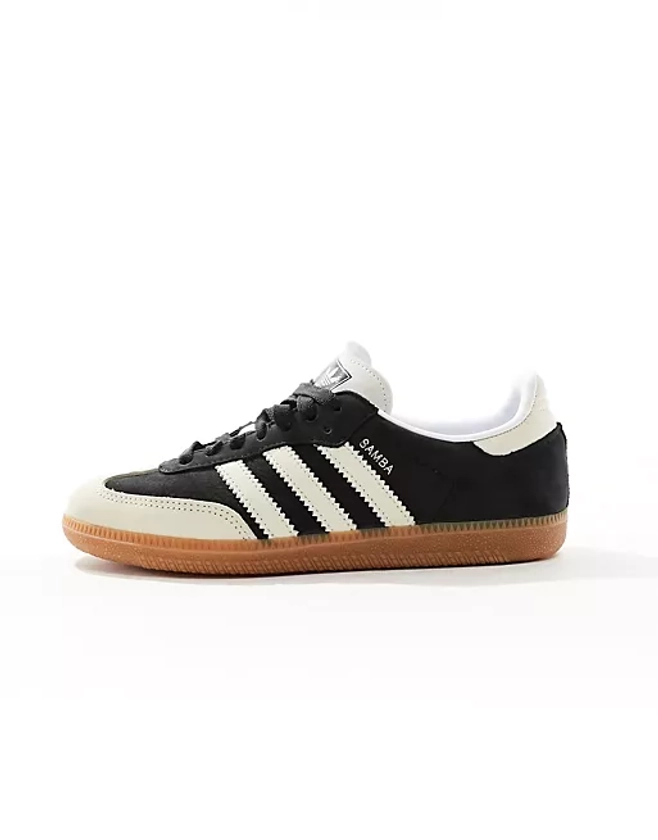 adidas Originals - Samba OG - Sneakers in zwart en beige suède