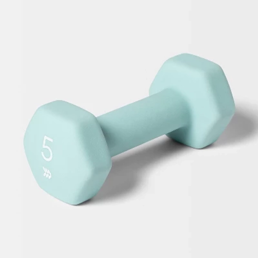 Dumbbell 5lbs Aqua - All In Motion™