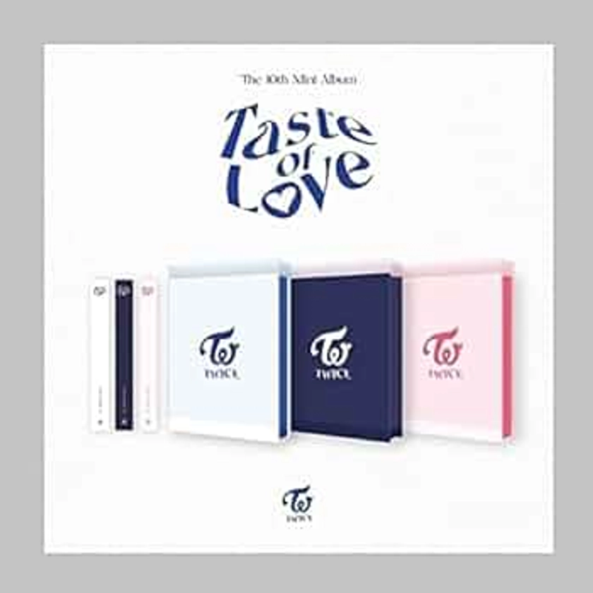 Twice Taste of Love 10th Mini Album Random Version CD+76p PhotoBook+Booklet+1p Lenticular+1p Tasting Card+1p Coaster+5p PhotoCard+Tracking Kpop Sealed