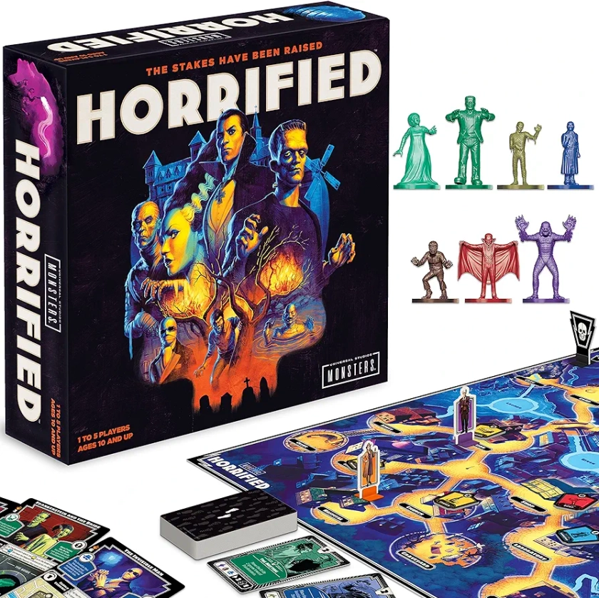 Ravensburger Horrified: Universal Monsters Immersive Strategy Board Game for Kids & Adults Age 10 Years Up - 1 to 5 Players