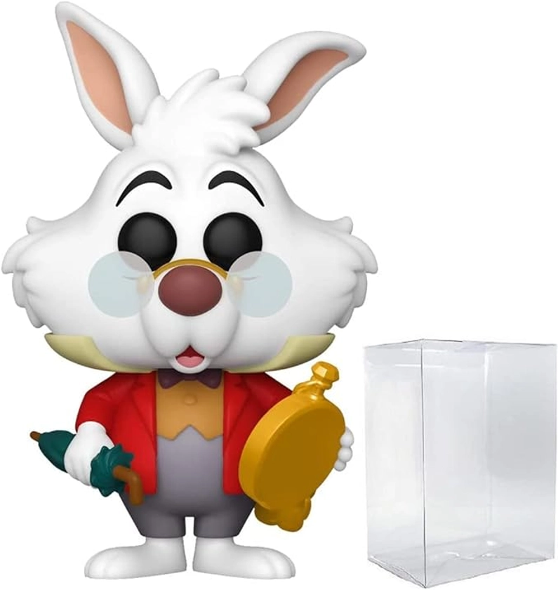 POP Disney: Alice in Wonderland 70th - White Rabbit with Watch Funko Vinyl Figure (Bundled with Compatible Box Protector Case) : Amazon.ca: Toys & Games