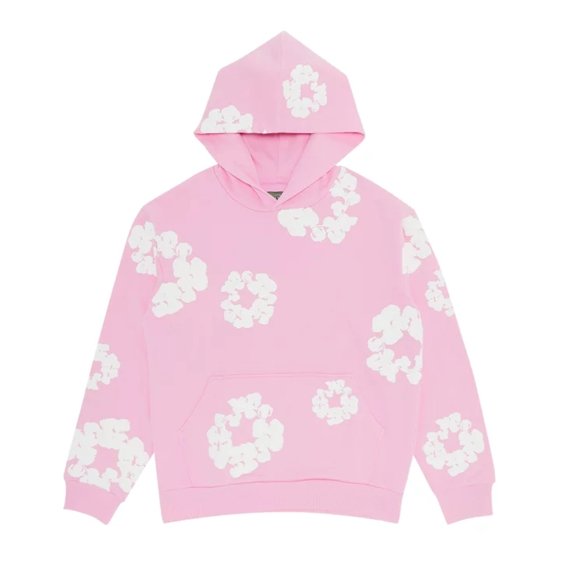 Buy Denim Tears The Cotton Wreath Sweatshirt 'Pink' - 301 100 30 PINK | GOAT