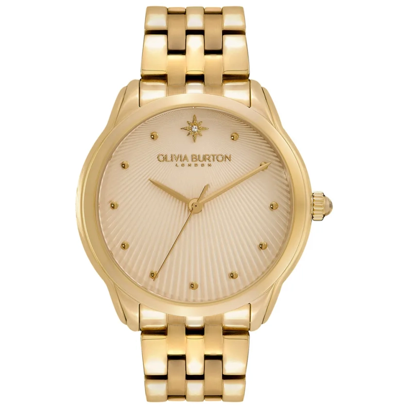 Relógio Olivia Burton Feminino Aço Dourado 24000048