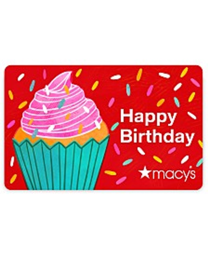 Macy's Happy Birthday E-Gift Card - Macy's