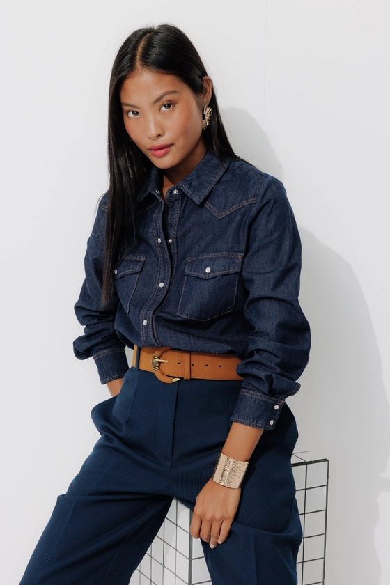 Chemise en jean Femme