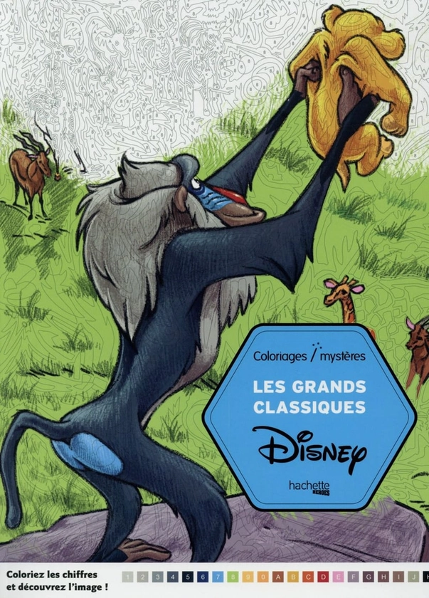 Coloriages mystères - Les grands classiques Disney