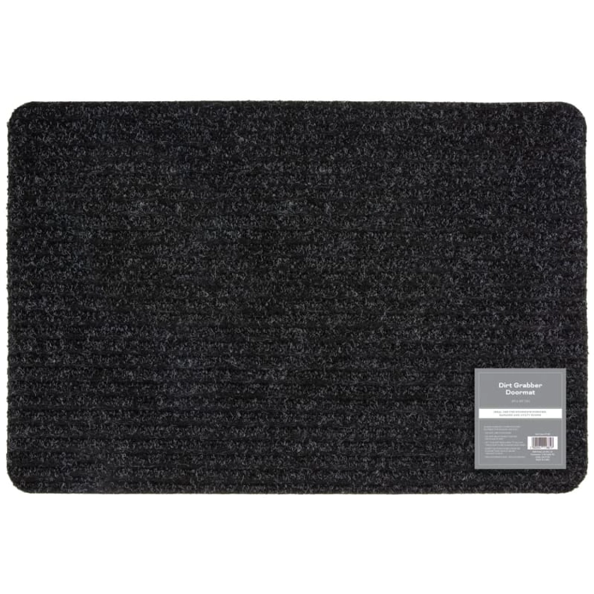 Dirt Grabber Doormat - Black